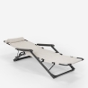 Multi-position folding beach and garden deck chair Zero Gravity Emily Lux 