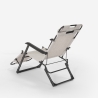Multi-position folding beach and garden deck chair Zero Gravity Emily Lux 