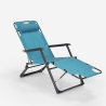 2 Emily Lux Zero Gravity Foldable Reclining Beach & Garden Chairs 