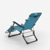 2 Emily Lux Zero Gravity Foldable Reclining Beach & Garden Chairs 