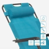 2 Emily Lux Zero Gravity Foldable Reclining Beach & Garden Chairs 