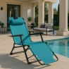 2 Emily Lux Zero Gravity Foldable Reclining Beach & Garden Chairs Sale