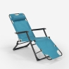 2 Emily Lux Zero Gravity Foldable Reclining Beach & Garden Chairs 