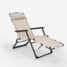 Set of 4 Emily Lux Zero Gravity Folding Beach Garden Lounge Chairs, Multi-Position 