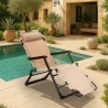 Set of 4 Emily Lux Zero Gravity Folding Beach Garden Lounge Chairs, Multi-Position Sale