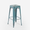 Vintage Industrial Metal Bar Stool for Kitchen, H78cm Steel Stale Choice Of