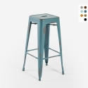 Vintage Industrial Metal Bar Stool for Kitchen, H78cm Steel Stale Promotion