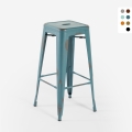 Vintage Industrial Metal Bar Stool for Kitchen, H78cm Steel Stale Promotion
