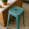 Vintage Industrial Metal Bar Stool for Kitchen, H78cm Steel Stale Catalog