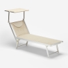 Santorini Professional Aluminum Beach Sun Lounger 