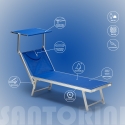 Set of 20 Santorini Aluminum Beach Sun Loungers 