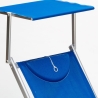 Set of 20 Santorini Aluminum Beach Sun Loungers 