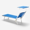 Set of 20 Santorini Aluminum Beach Sun Loungers 