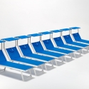 Set of 20 Santorini Aluminum Beach Sun Loungers 
