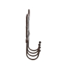 Wall-Mounted Cast Iron Hook Rack with 4 Garden Hooks Offers