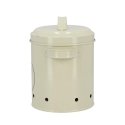 Vintage Tin Onion Storage Jar with Lid Sale