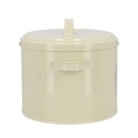 Vintage Tin Compost Bin with Activated Carbon Filter Model