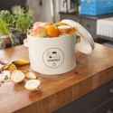 Vintage Tin Compost Bin with Activated Carbon Filter On Sale