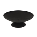 Round Black Cast Iron Outdoor Garden Fire Pit, 50cm Promotion
