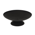 Round Black Cast Iron Outdoor Garden Fire Pit, 50cm Promotion