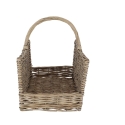 Wicker Firewood Basket with Handle, 45.8x36x51.5 cm Catalog