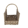Wicker Firewood Basket with Handle, 45.8x36x51.5 cm Catalog