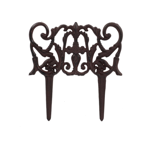 Decorative Cast Iron Border Fence Element Promotion