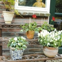 Outdoor Cast Iron 3-Tier Ladder Plant Stand Offers
