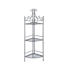 Foldable 3-Tier Corner Shelf Stand in Iron Promotion