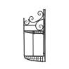 Folding Corner Wall Shelf with 2 Tiers Discounts