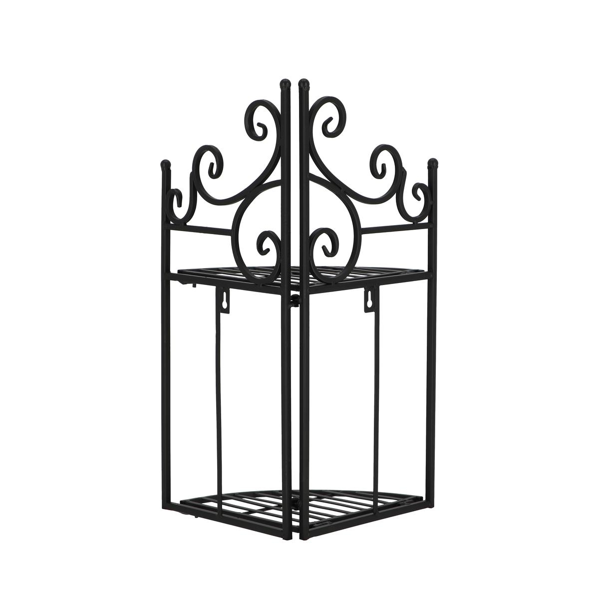 Folding Corner Wall Shelf with 2 Tiers Promotion