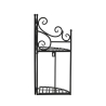 Folding Corner Wall Shelf with 2 Tiers Choice Of