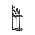 Folding Corner Wall Shelf with 2 Tiers Model