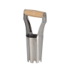 Stainless Steel Bulb Planter with Wooden Handle for Flowers Sale