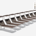 Set of 20 Santorini Limited Edition Aluminum Beach Sun Loungers Promotion