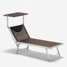 Set of 20 Santorini Limited Edition Aluminum Beach Sun Loungers Characteristics