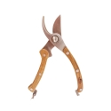 Stainless Steel Pruning Shears with Wooden Handle for Plants and Flowers Promotion