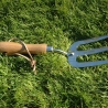 Stainless Steel Gardening Fork with Wooden Handle On Sale