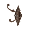 Decorative Wall Hook with 3 Swivel Cast Iron Hooks On Sale