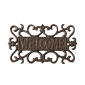 Cast Iron Outdoor Wall Decor Welcome Sign Promotion
