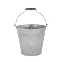 Antique-Style Galvanized Metal Bucket, 7L Promotion