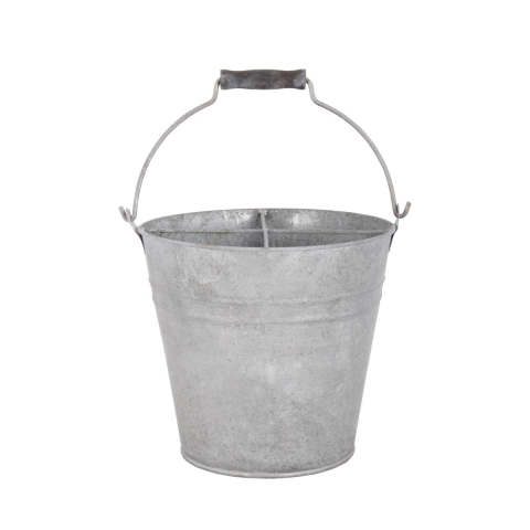 Antique-Style Galvanized Metal Bucket, 7L Promotion