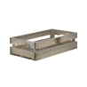 Set of 3 FSC Wood Crates for Fruit and Vegetables On Sale
