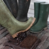 Cast Iron Shoe Cleaning Brush with Soot-Proof Scraper Bar Offers