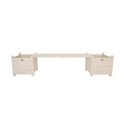 Wooden Outdoor Garden Bench with Planters Choice Of