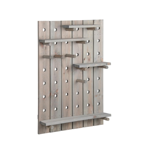 Wall-Mounted Perforated Tool Panel with Adjustable Shelves and Hooks Promotion
