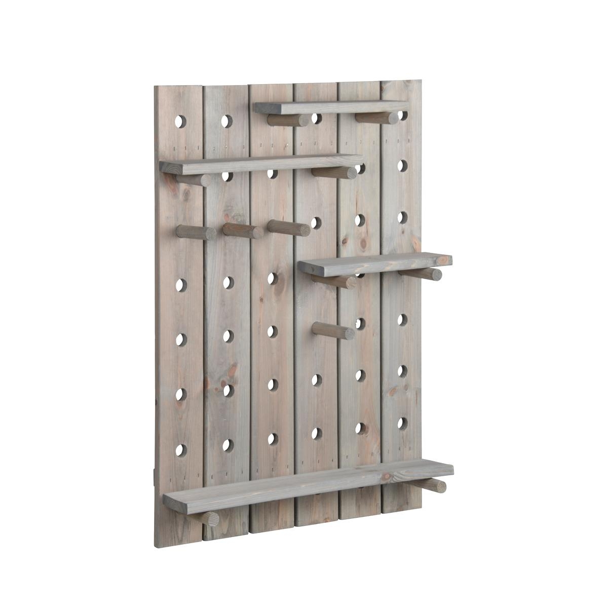 Wall-Mounted Perforated Tool Panel with Adjustable Shelves and Hooks Promotion