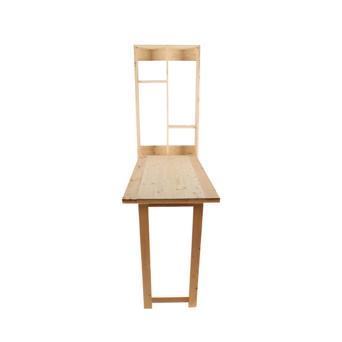Wall-Mounted Storage Unit with Foldable Wooden Table Promotion