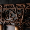 Cast Iron Wall-Mounted Tool Holder with 3 Decorative Hooks Sale