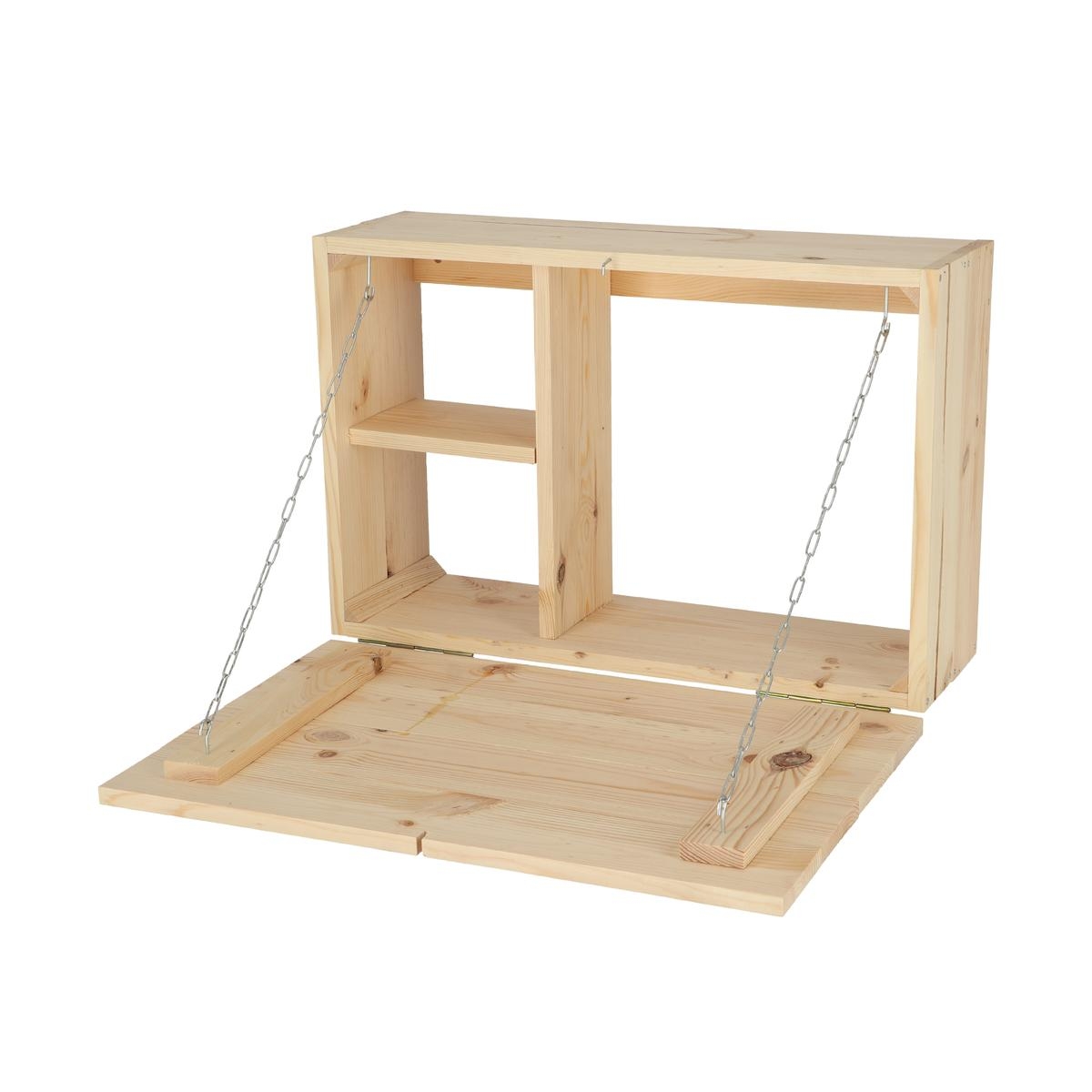Wall-Mounted Cabinet with Folding Wood Shelf Promotion